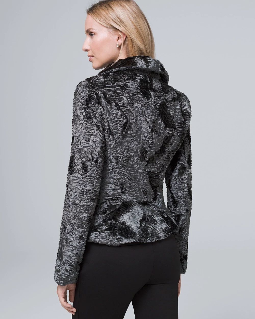 White house black market persian coat clearance